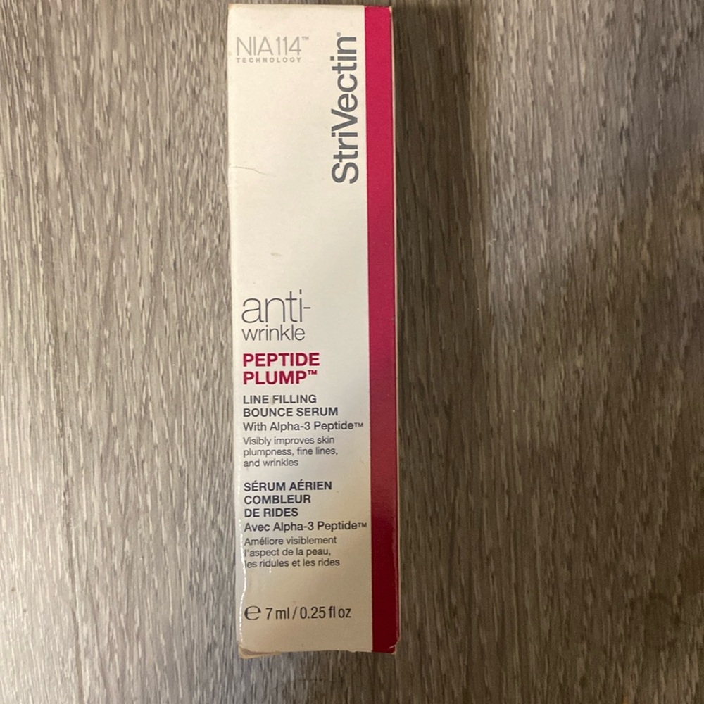 StriVectin anti wrinkle peptide plump lime filling bounce serum